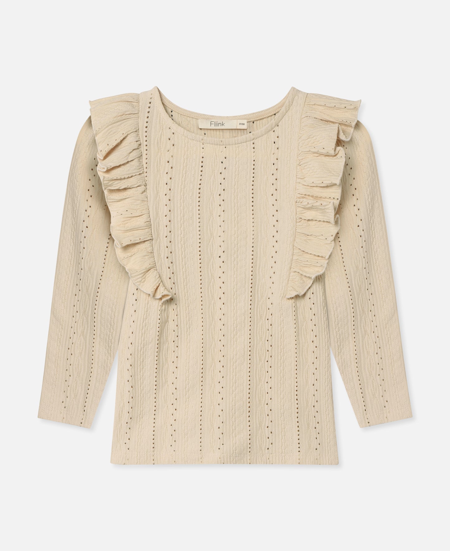 FLIINK GABBY LS BLOUSE BLOUSE SANDSHELL
