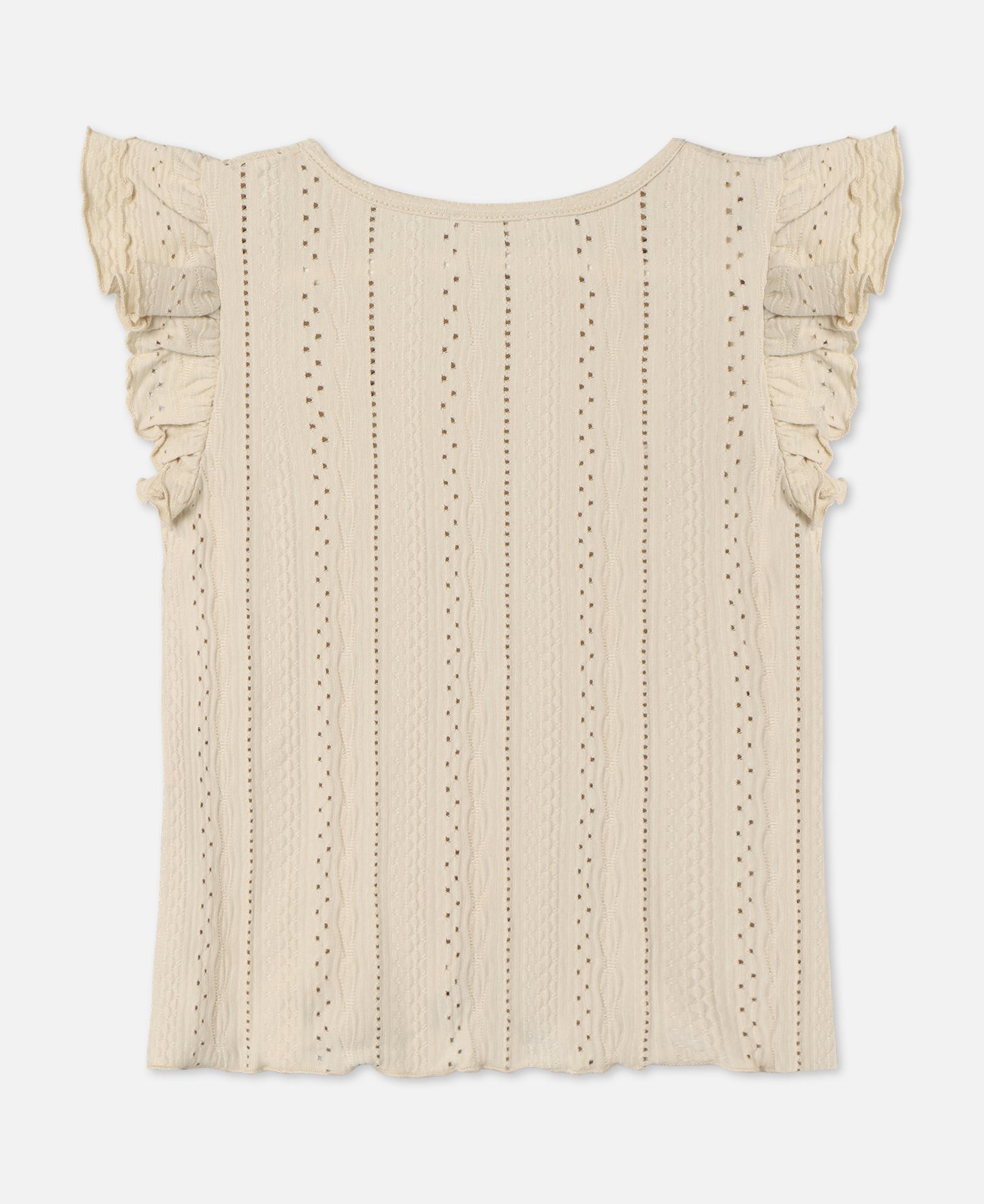 FLIINK GABBY SS BLOUSE T-SHIRT SANDSHELL