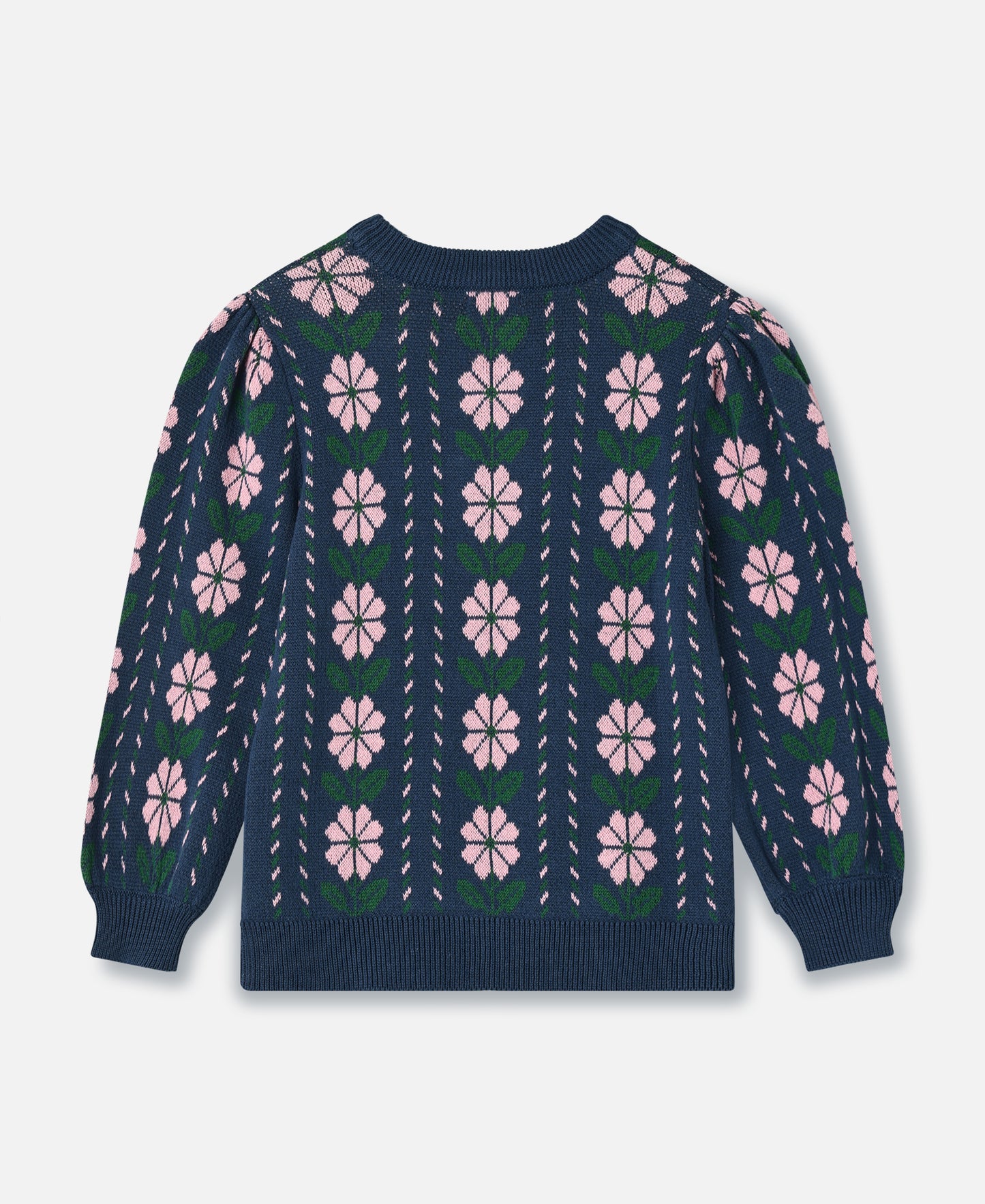 FLIINK GARDEN KNIT BLOUSE BLOUSE INSIGNIA BLUE