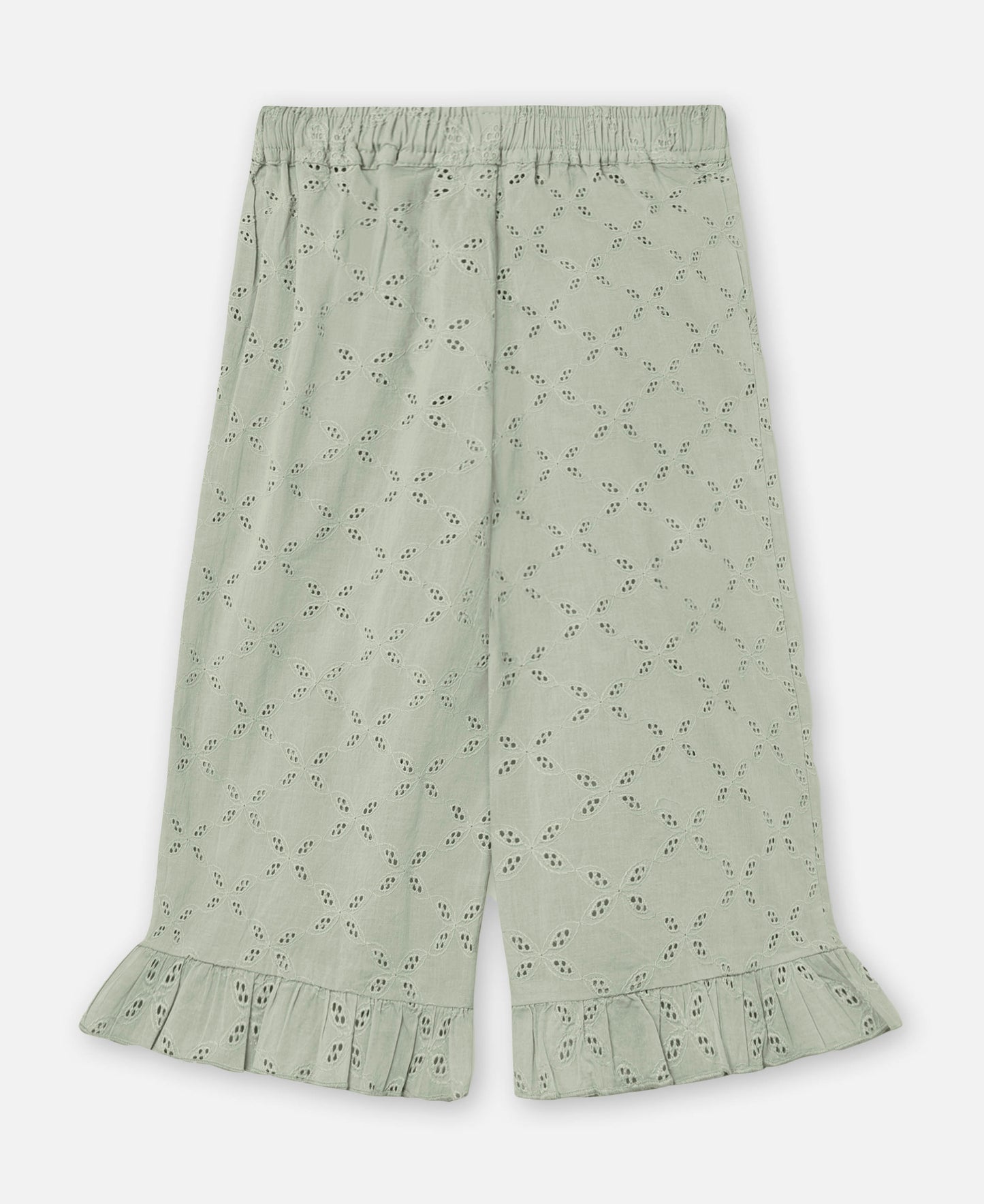 FLIINK HARPER RUFFLE PANT PANT AQUA GRAY