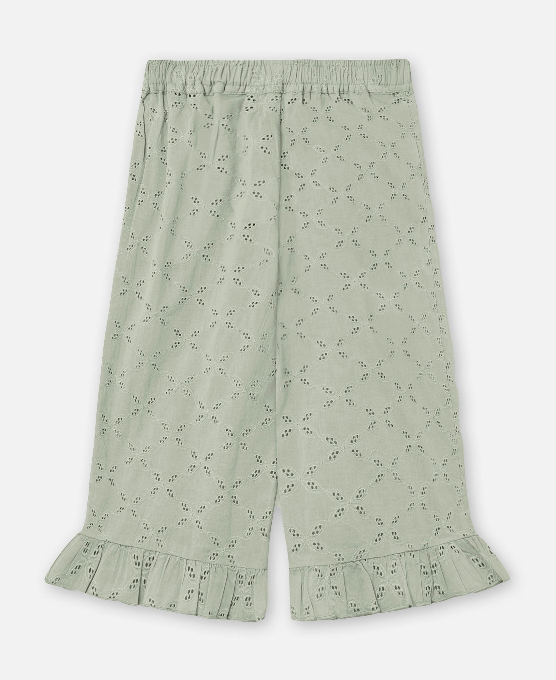 FLIINK HARPER RUFFLE PANT PANT AQUA GRAY