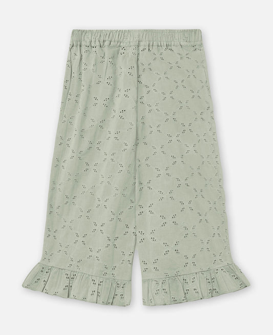FLIINK HARPER RUFFLE PANT PANT AQUA GRAY