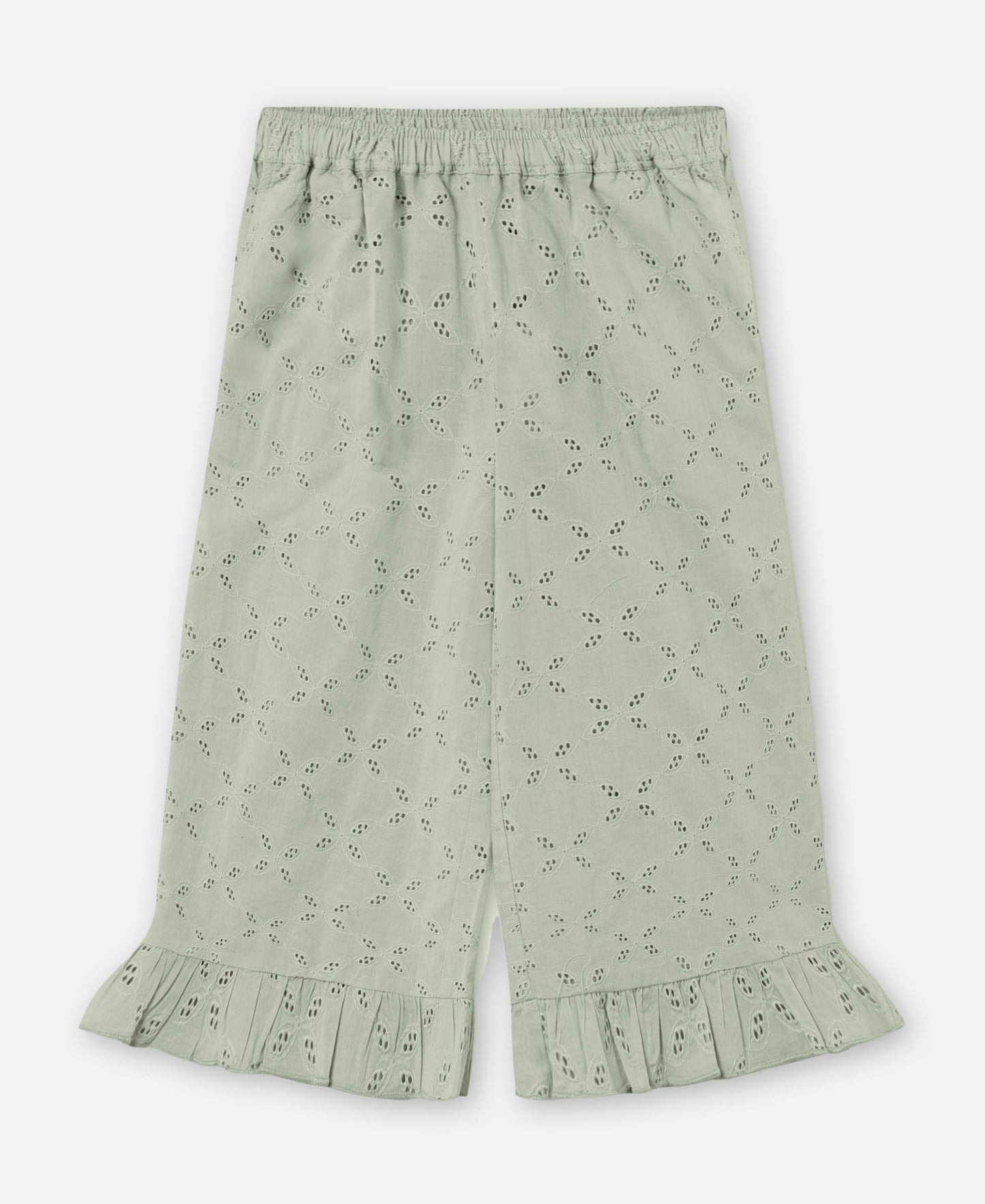 FLIINK HARPER RUFFLE PANT PANT AQUA GRAY