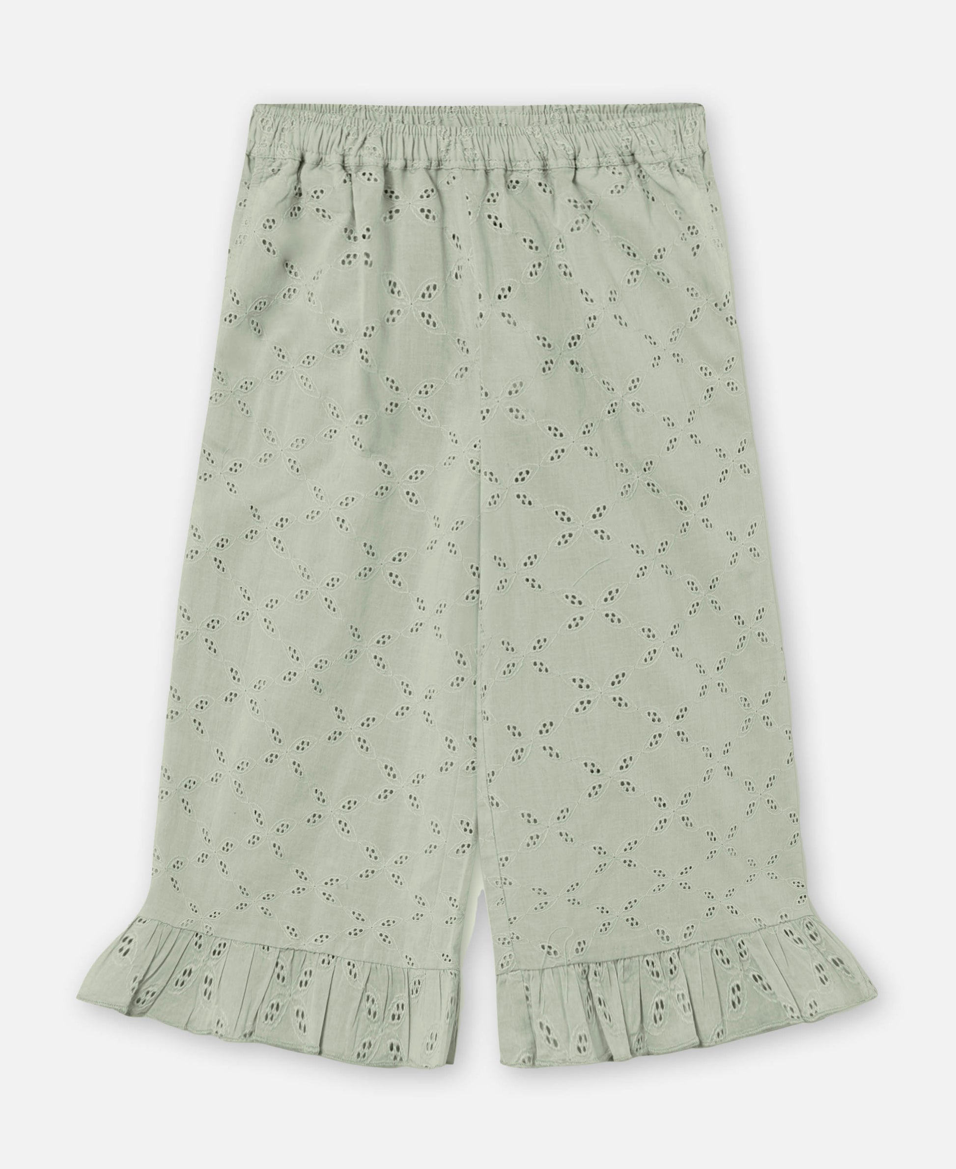 FLIINK HARPER RUFFLE PANT PANT AQUA GRAY