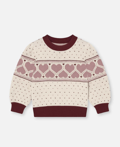 FLIINK HEARTY PULLOVER PULLOVER SANDSHELL