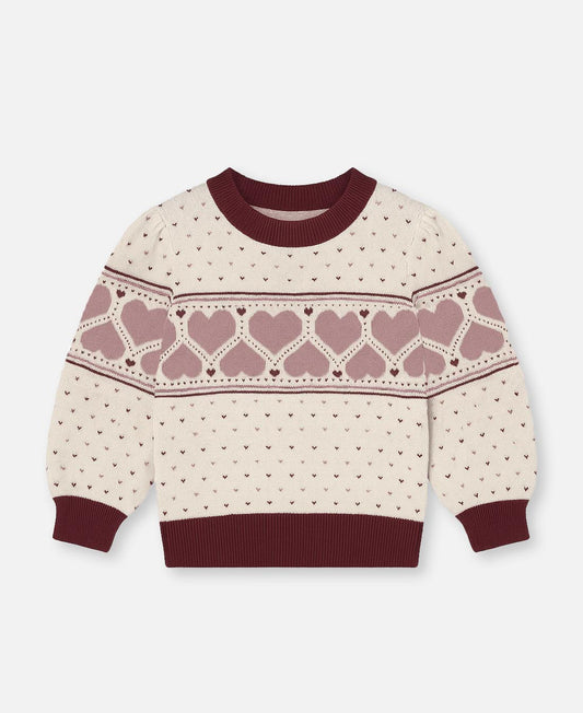 FLIINK HEARTY PULLOVER PULLOVER SANDSHELL