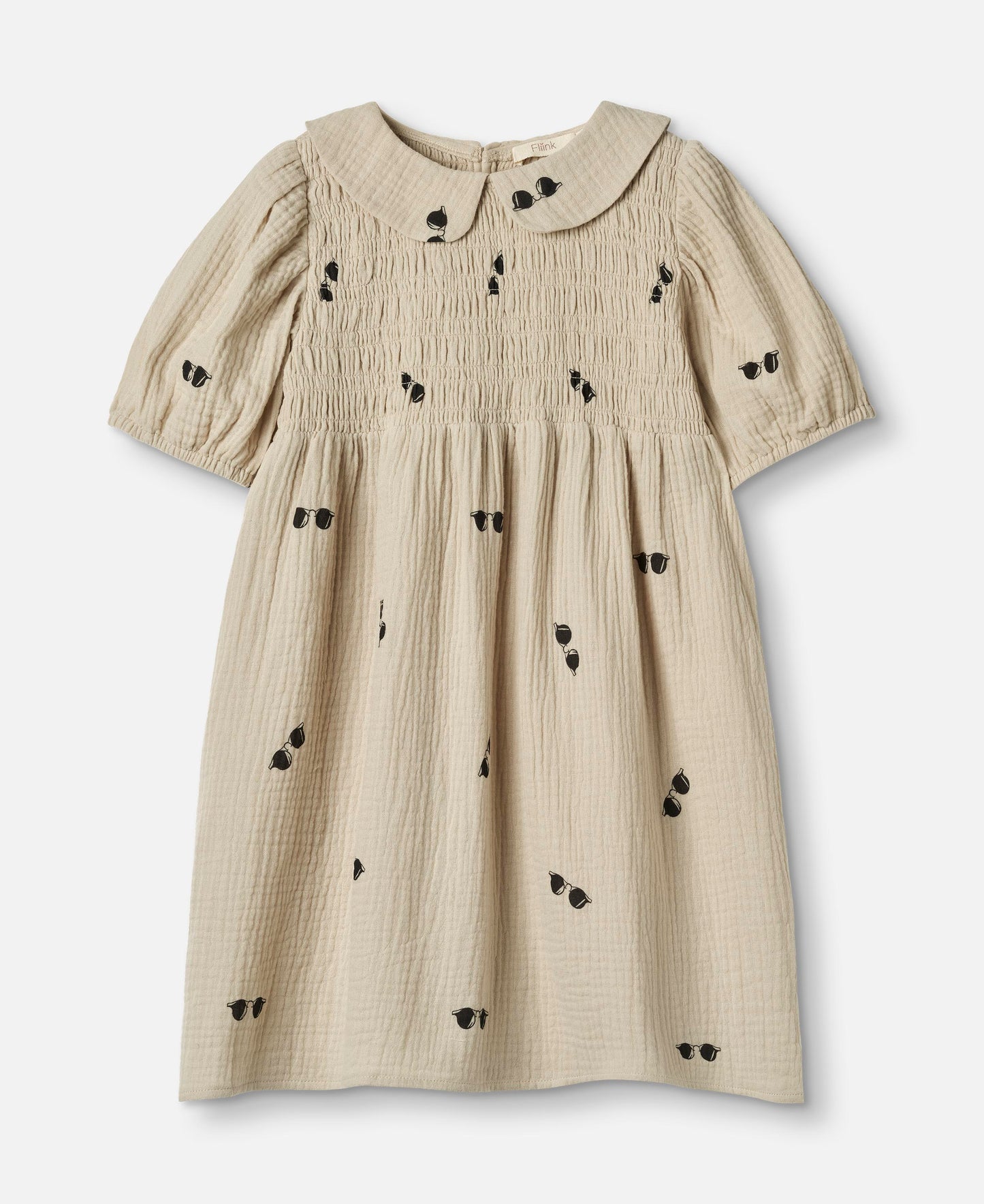 FLIINK HELLO SS DRESS DRESS HUMUS AOP