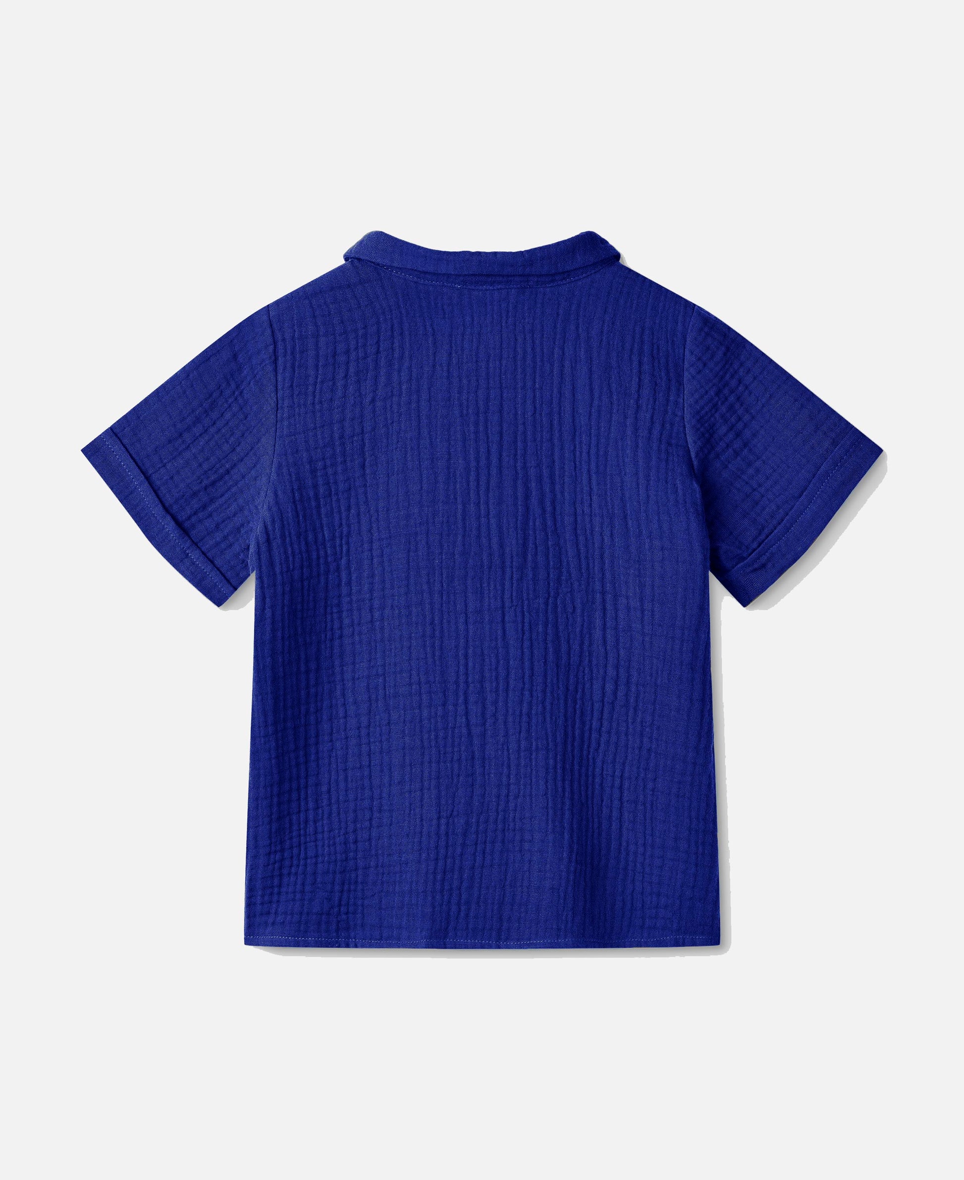 FLIINK HELLO SS SHIRT SHIRT MAZERINE BLUE
