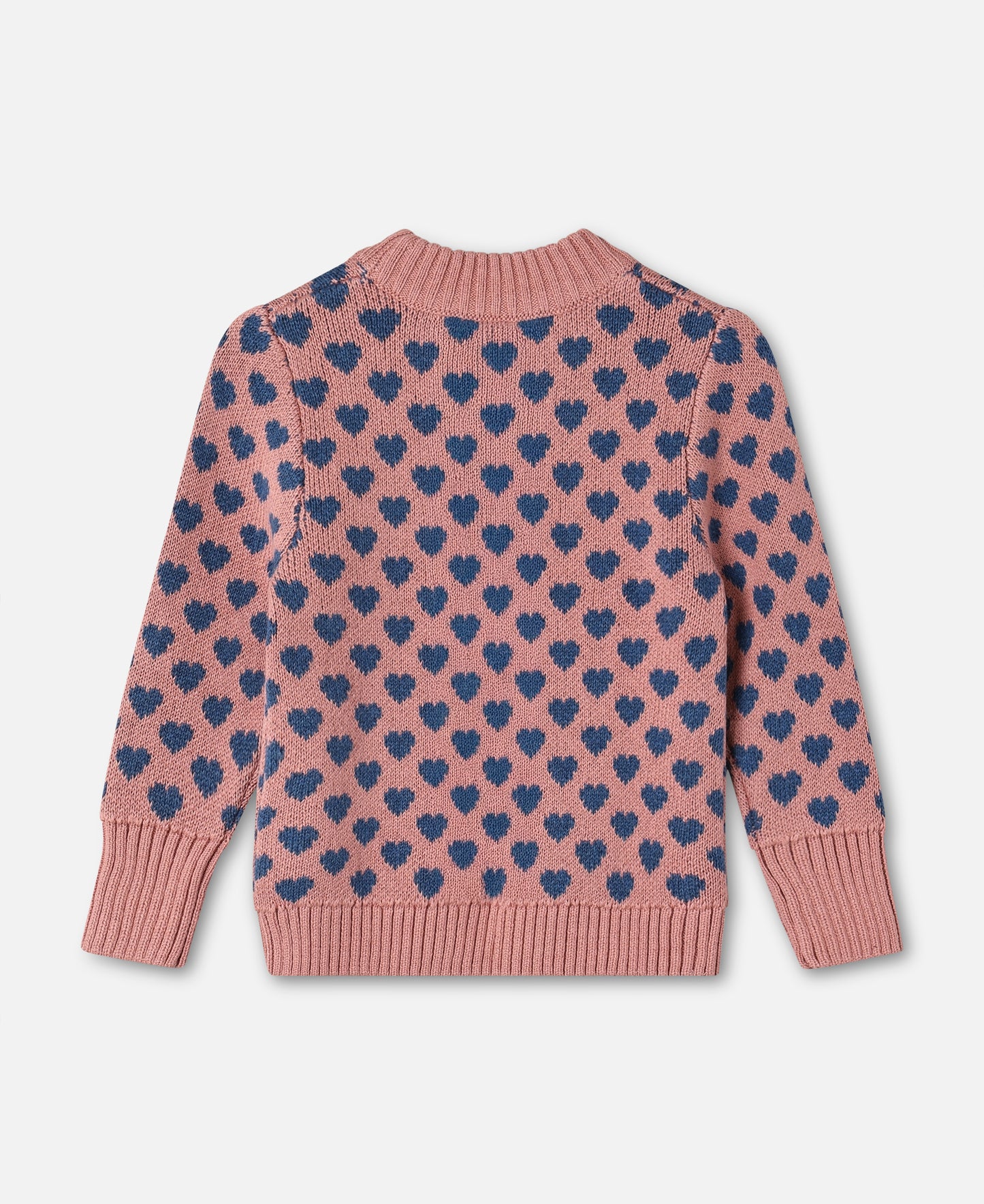 FLIINK JANIE HEART PULLOVER PULLOVER ASH ROSE