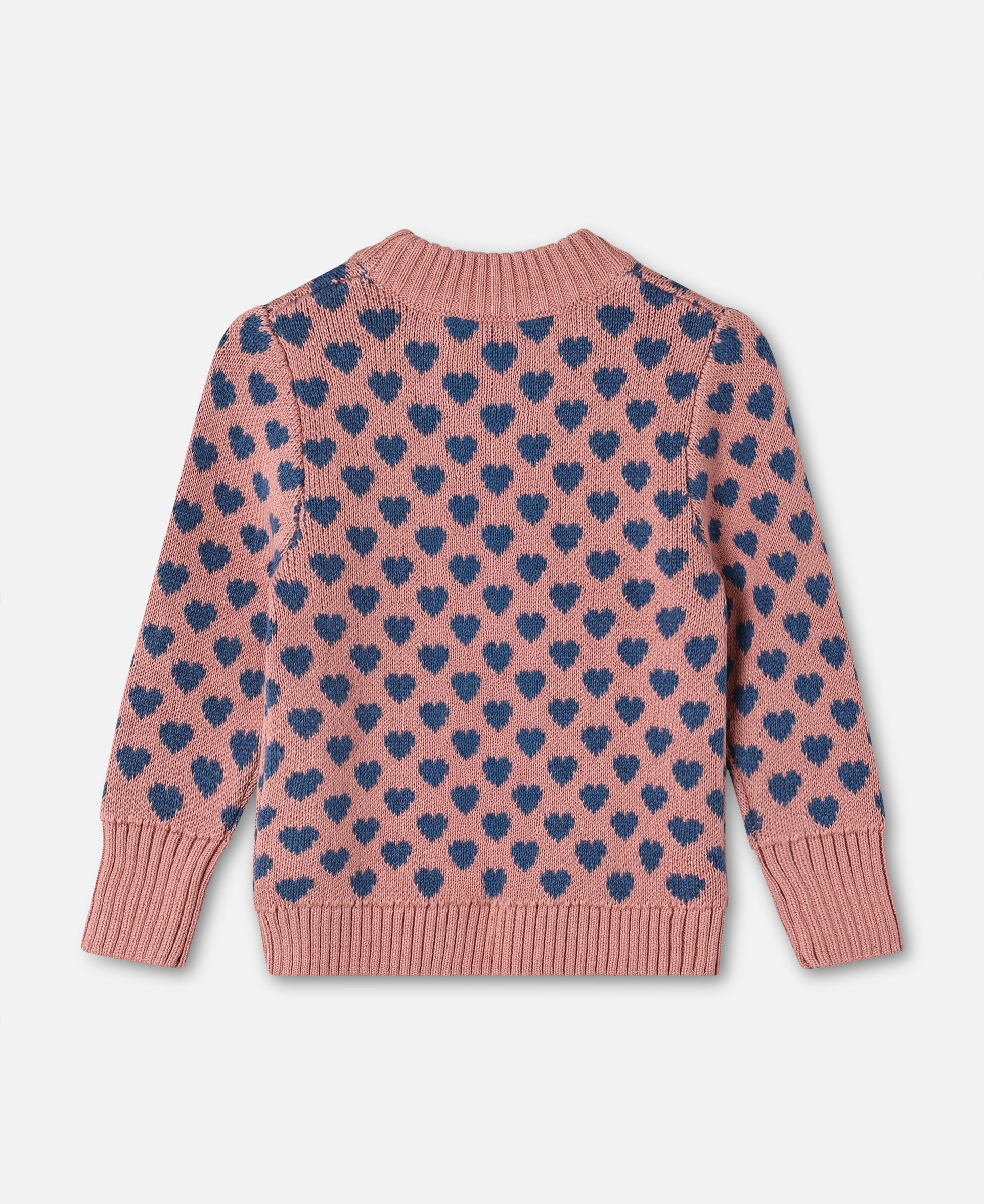 FLIINK JANIE HEART PULLOVER PULLOVER ASH ROSE