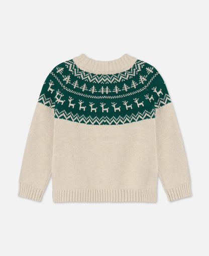 FLIINK JANIE NORDIC PULLOVER PULLOVER SANDSHELL