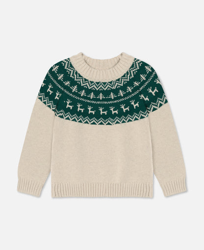 FLIINK JANIE NORDIC PULLOVER PULLOVER SANDSHELL