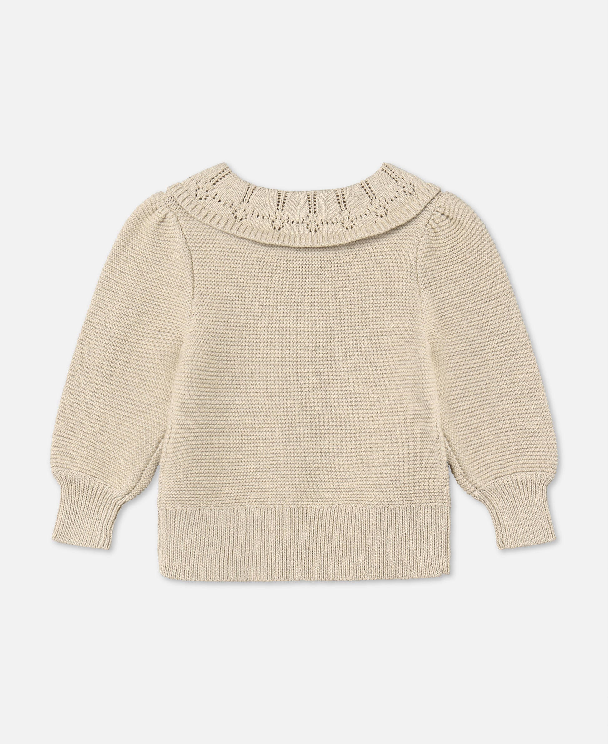 FLIINK JULIE LS KNIT BLOUSE PULLOVER SANDSHELL