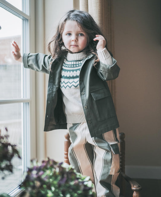 FLIINK KARL JOHAN OVERALL OVERALL SANDSHELL VERTIVER STRIPE