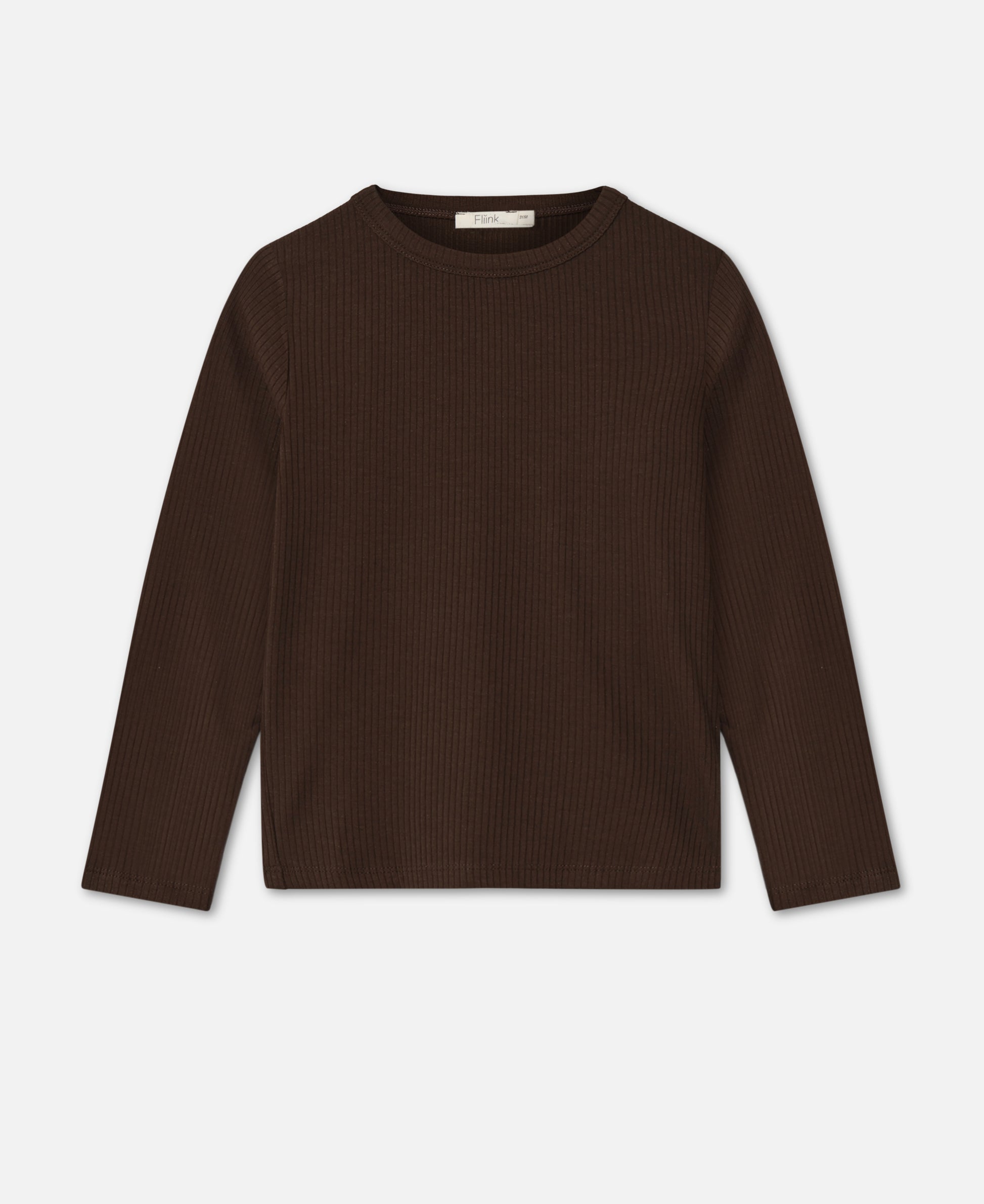 FLIINK KENNA LS BLOUSE BLOUSE COFFEE BEAN