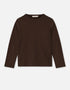 KENNA LS BLOUSE - COFFEE BEAN
