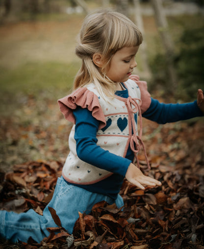 FLIINK KENNA LS BLOUSE BLOUSE INSIGNIA BLUE