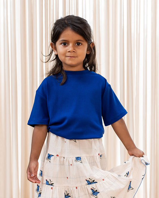 FLIINK KENNA T-SHIRT SHIRT MAZERINE BLUE