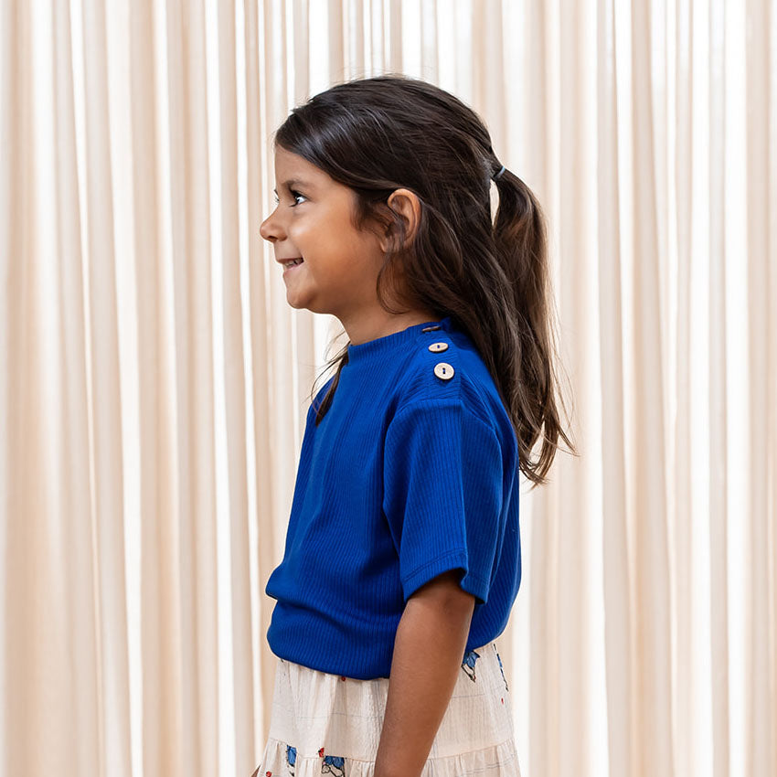 FLIINK KENNA T-SHIRT SHIRT MAZERINE BLUE