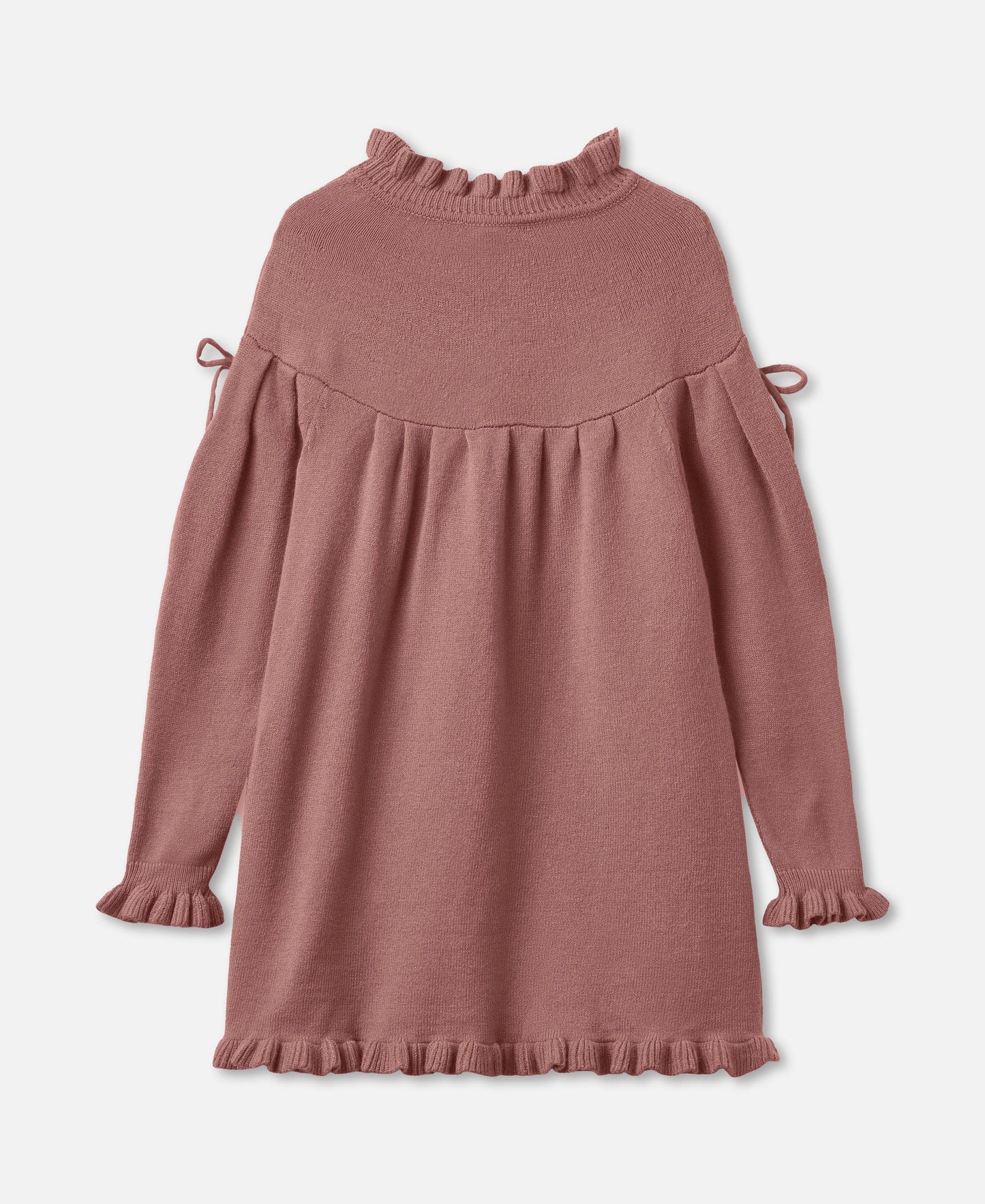 FLIINK KINO LS KNIT DRESS DRESS ASH ROSE