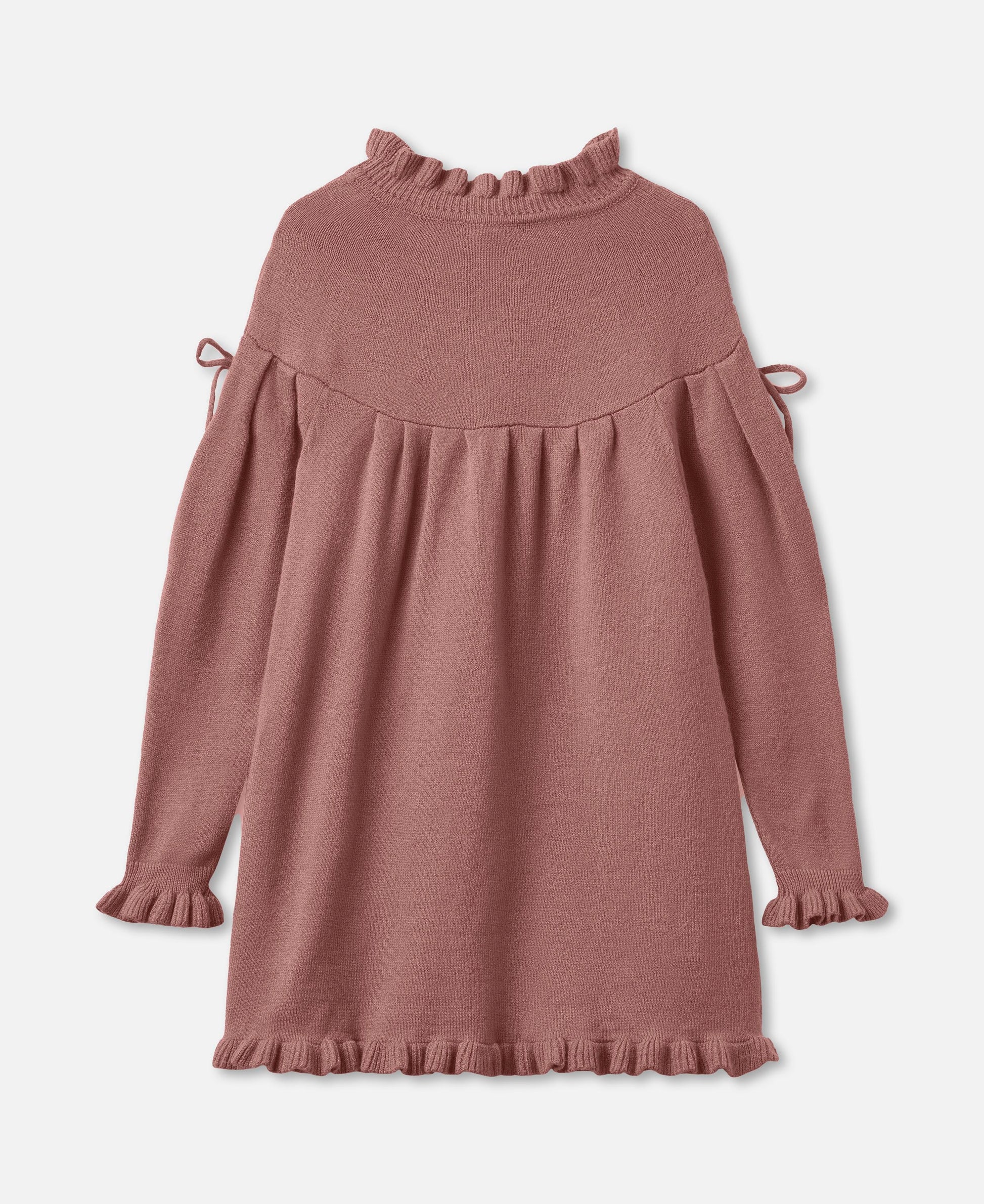 FLIINK KINO LS KNIT DRESS DRESS ASH ROSE