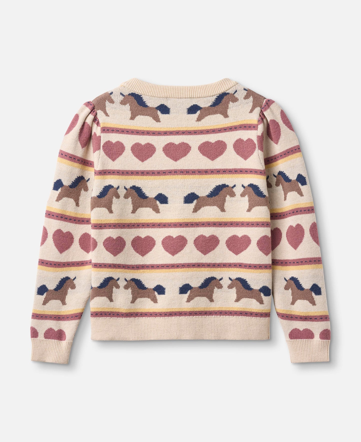 FLIINK KINO LS MULTI CARDIGAN CARDIGAN SANDSHELL