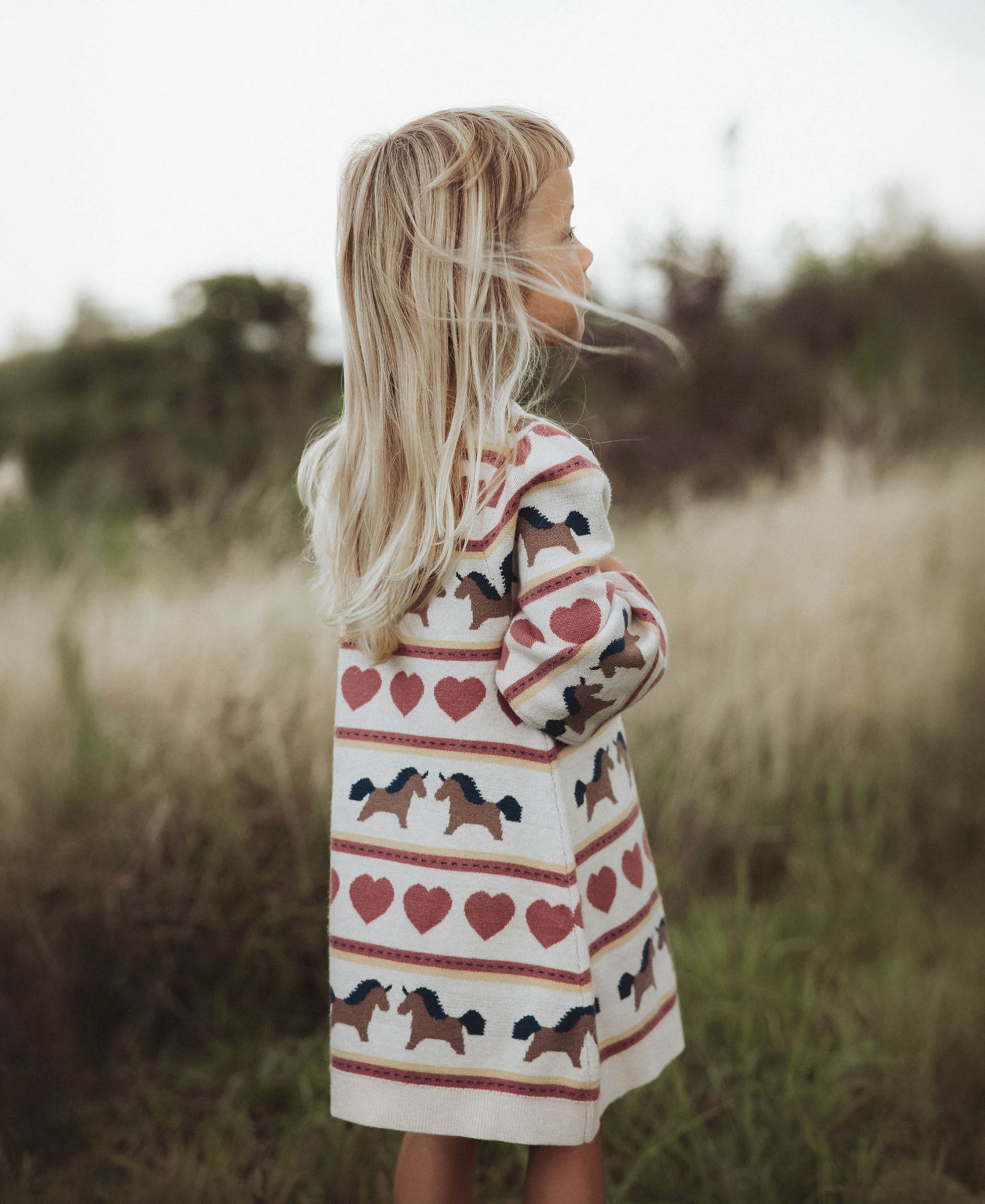 FLIINK KINO LS MULTI DRESS DRESS SANDSHELL
