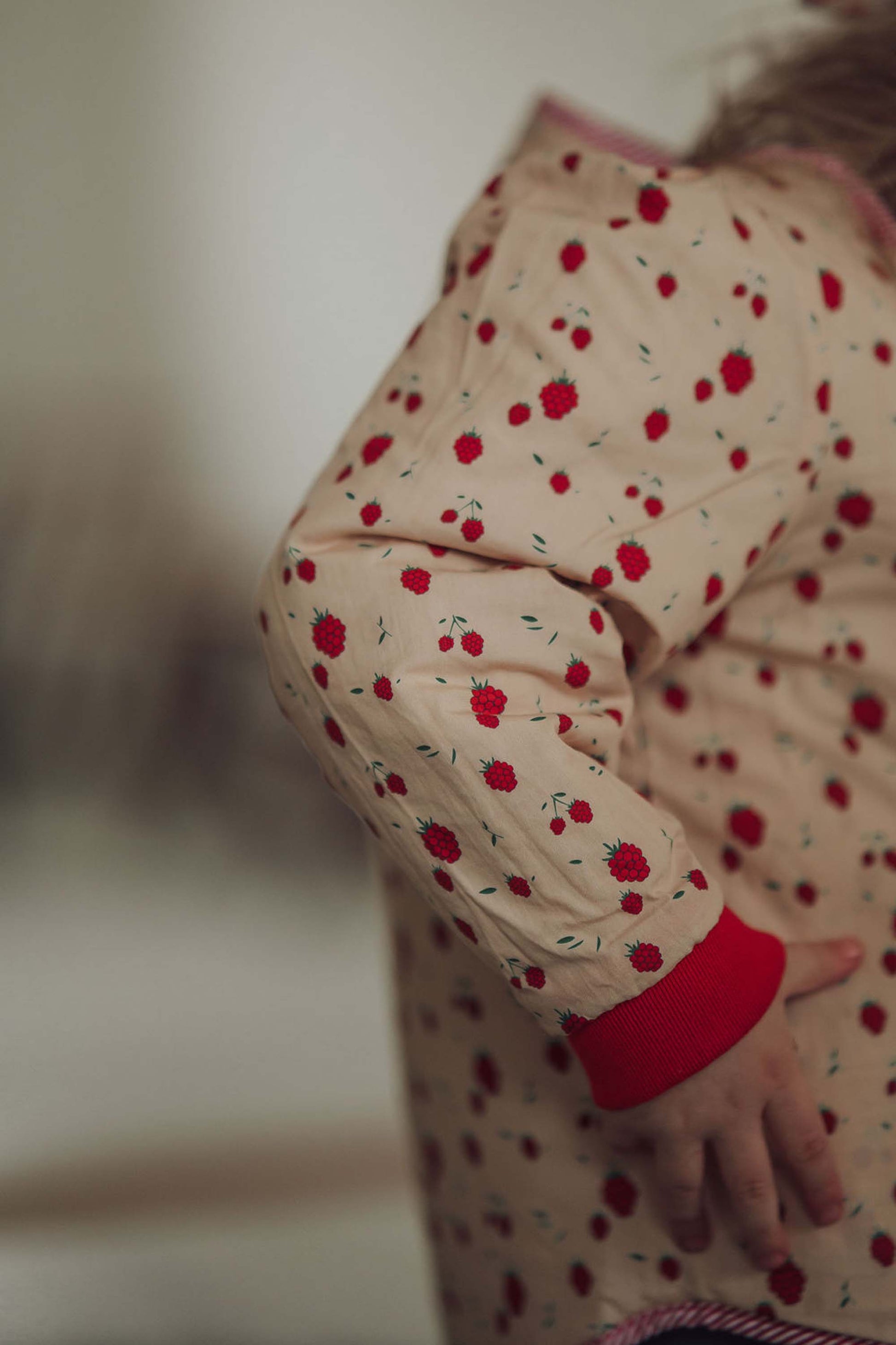 FLIINK KOTA BERRY JACKET JACKET POMPEIAN RED AOP