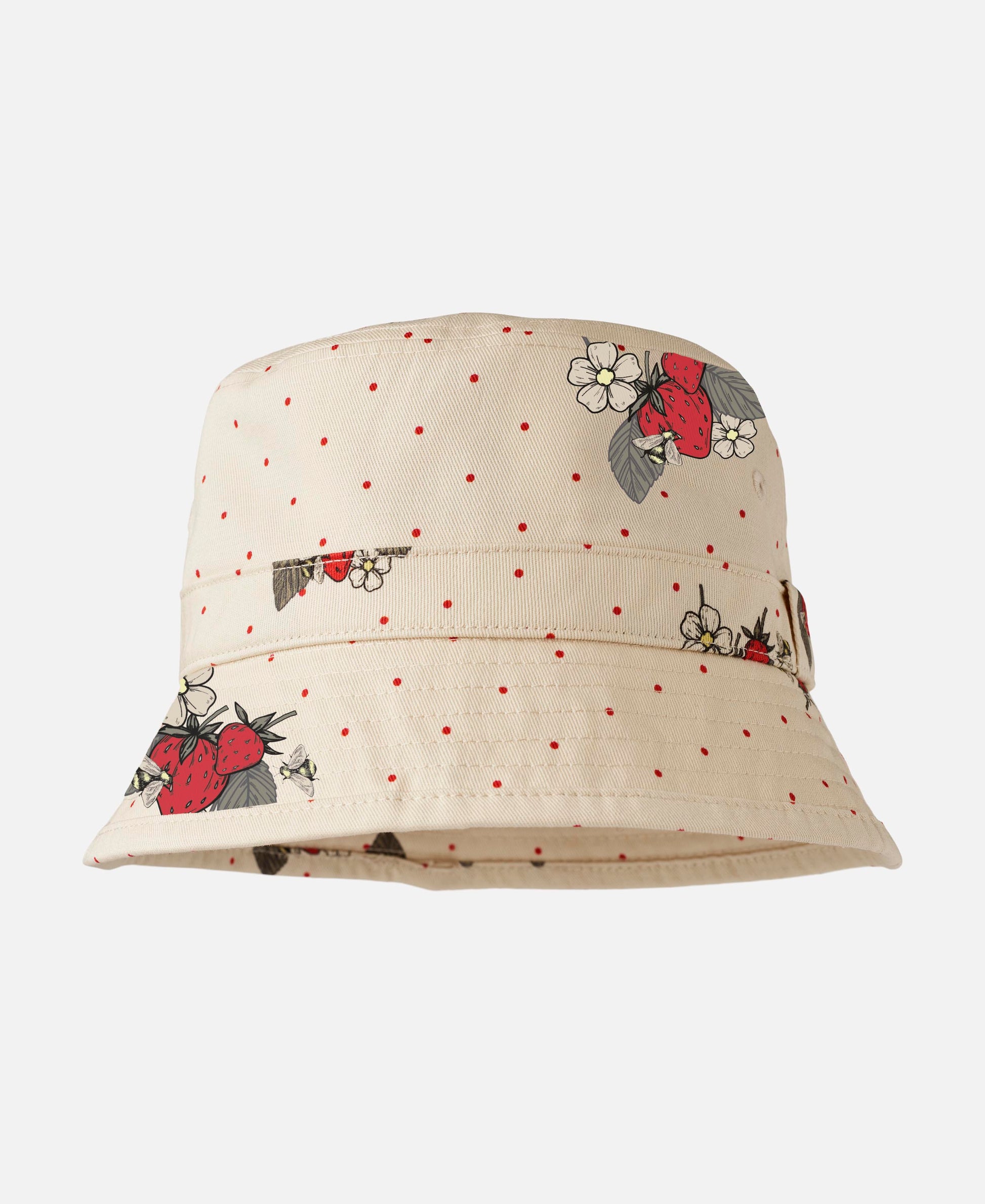 FLIINK KOTA BUCKET HAT HAT SANDSHELL/HIGH RISK RED STRAWBERRY