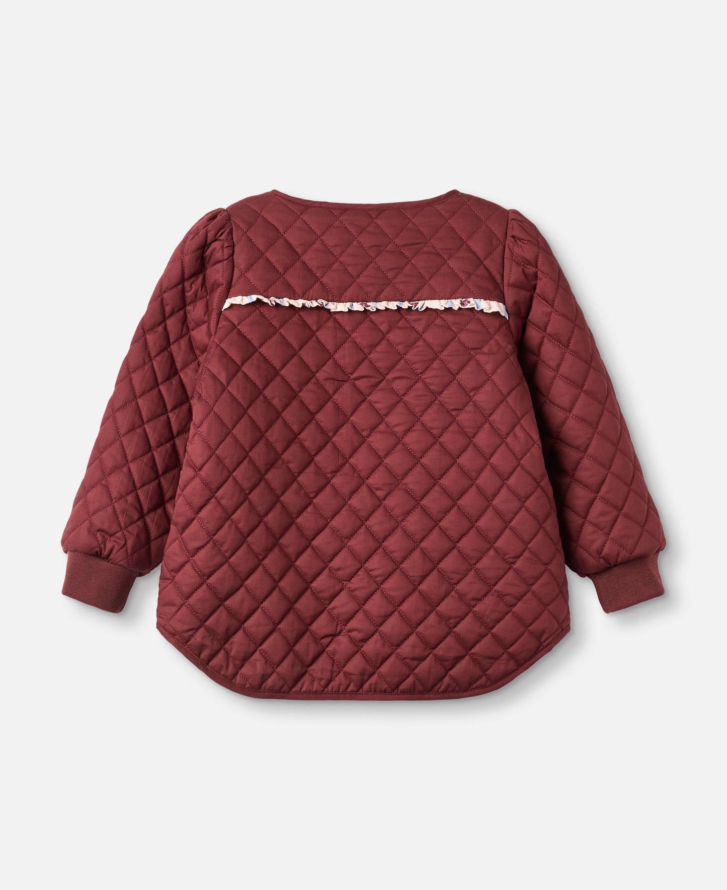 FLIINK KOTA REVERSIBLE FLOWER JACKET JACKET BURGENDY