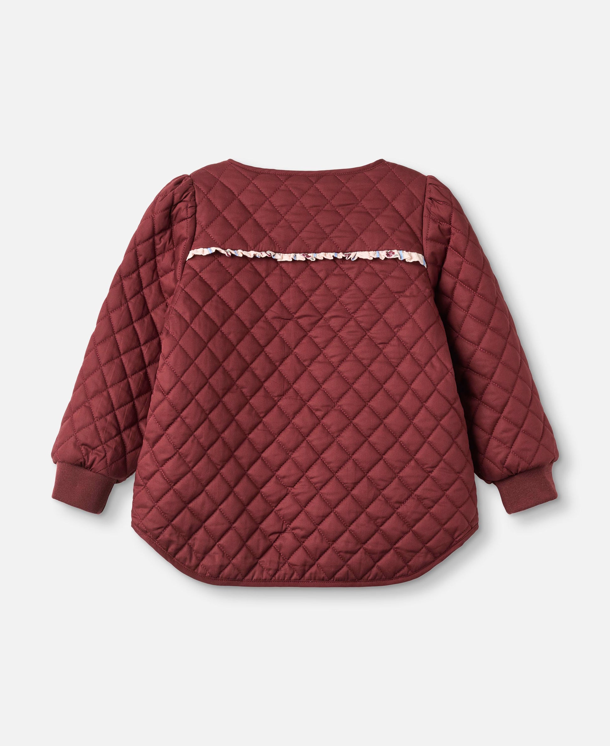 FLIINK KOTA REVERSIBLE FLOWER JACKET JACKET BURGENDY