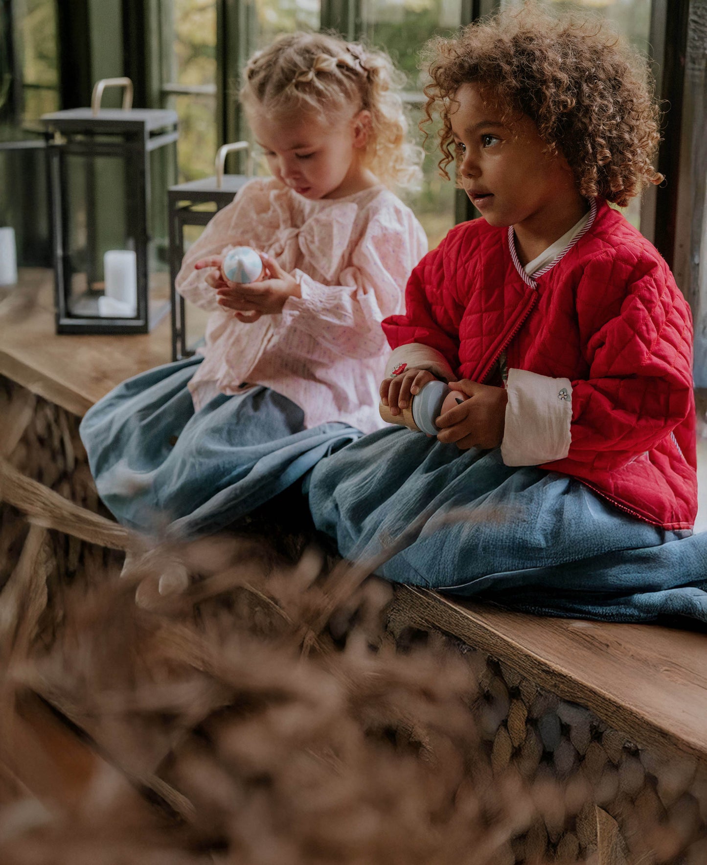 FLIINK KOTA REVERSIBLE STRAWBERRY JACKET JACKET SANDSHELL AOP