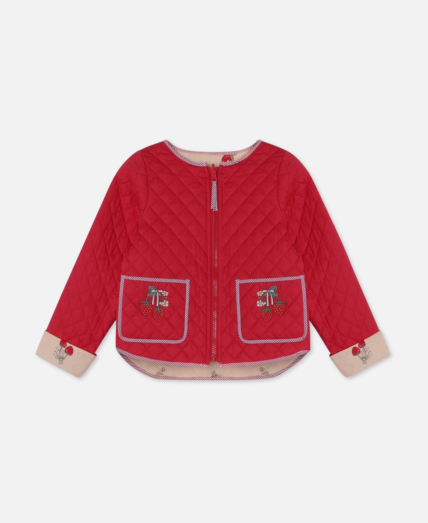 FLIINK KOTA REVERSIBLE STRAWBERRY JACKET JACKET SANDSHELL AOP
