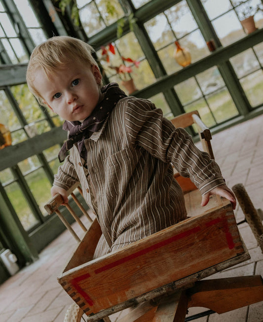 FLIINK KOTA SCARF SCARF COFFEE BEAN DOT