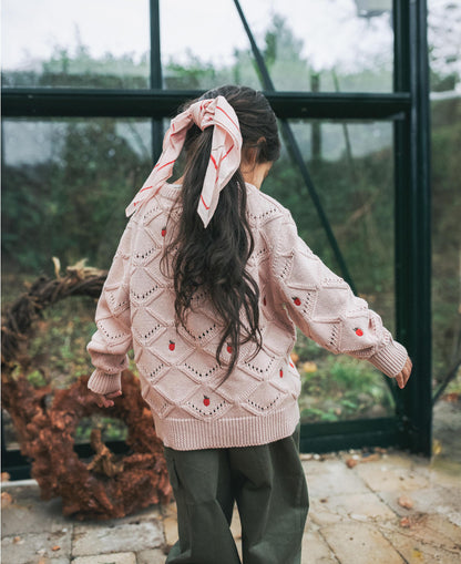 FLIINK KOTA SCARF SCARF PEACH WHIP AOP