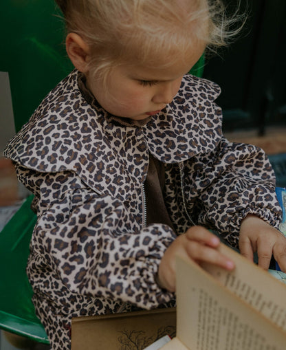 FLIINK LEO BOMBER JACKET JACKET PINE BARK AOP