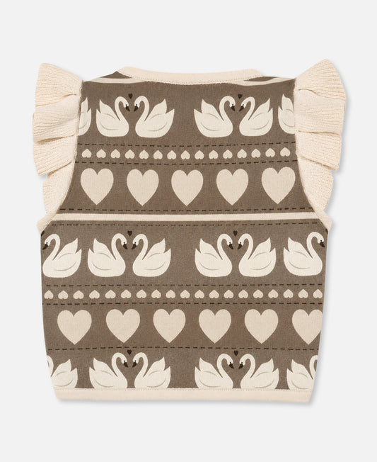 FLIINK LOVELY MULTI VEST VEST SANDSHELL MULTI