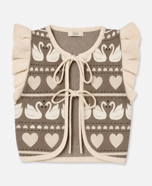 FLIINK LOVELY MULTI VEST VEST SANDSHELL MULTI
