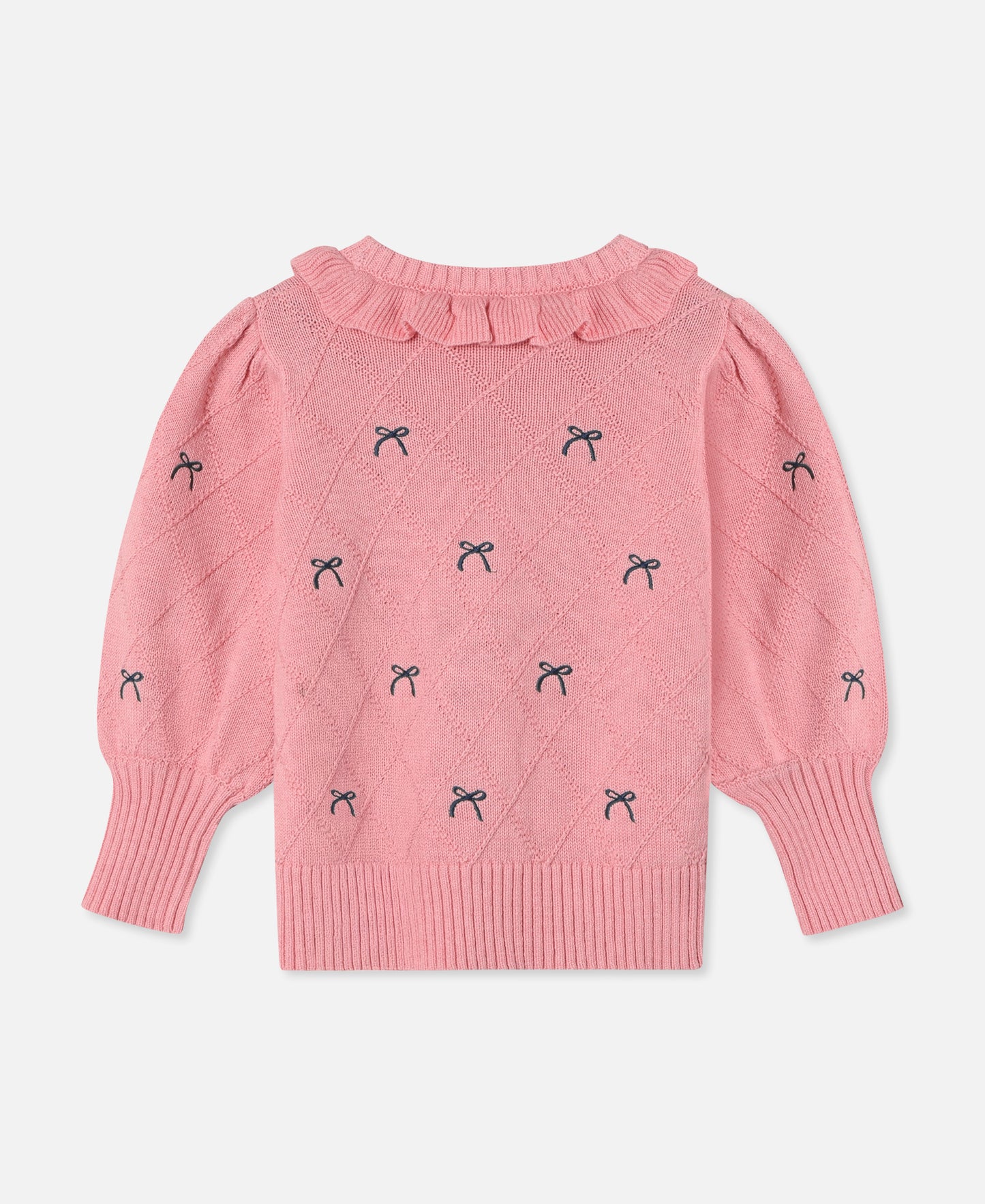 FLIINK LUCIE BOW PULLOVER PULLOVER CANDY PINK