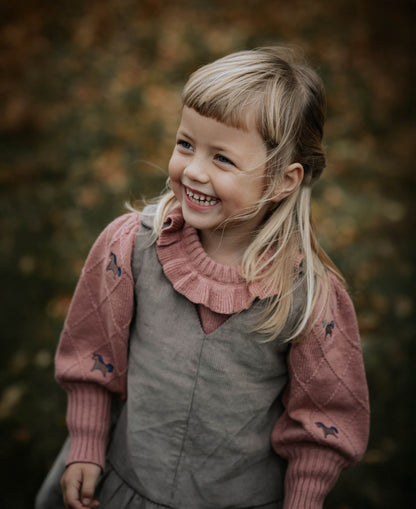 FLIINK LUCIE UNICORN PULLOVER PULLOVER ASH ROSE