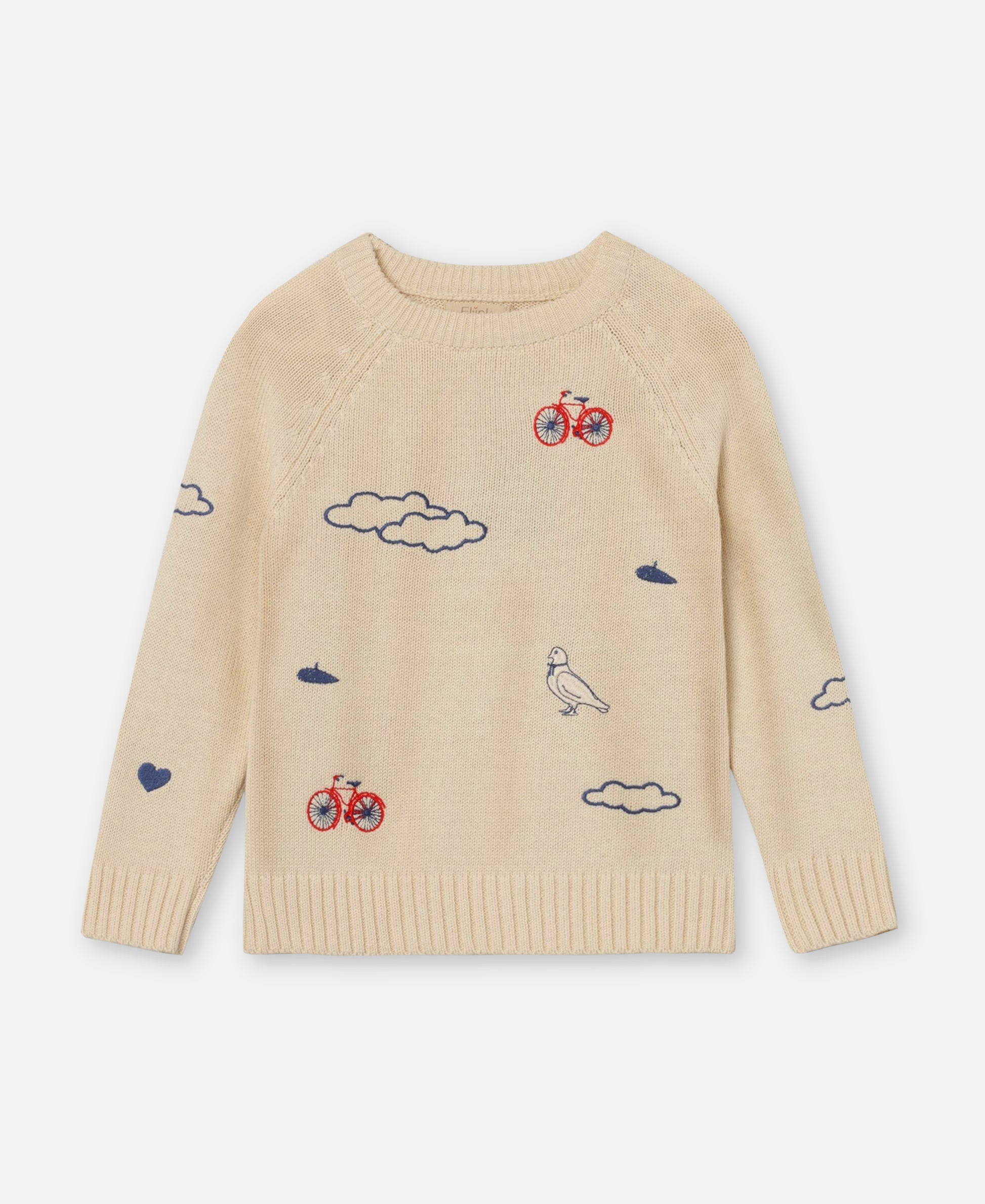 FLIINK MAGIC ICON PULLOVER PULLOVER SANDSHELL