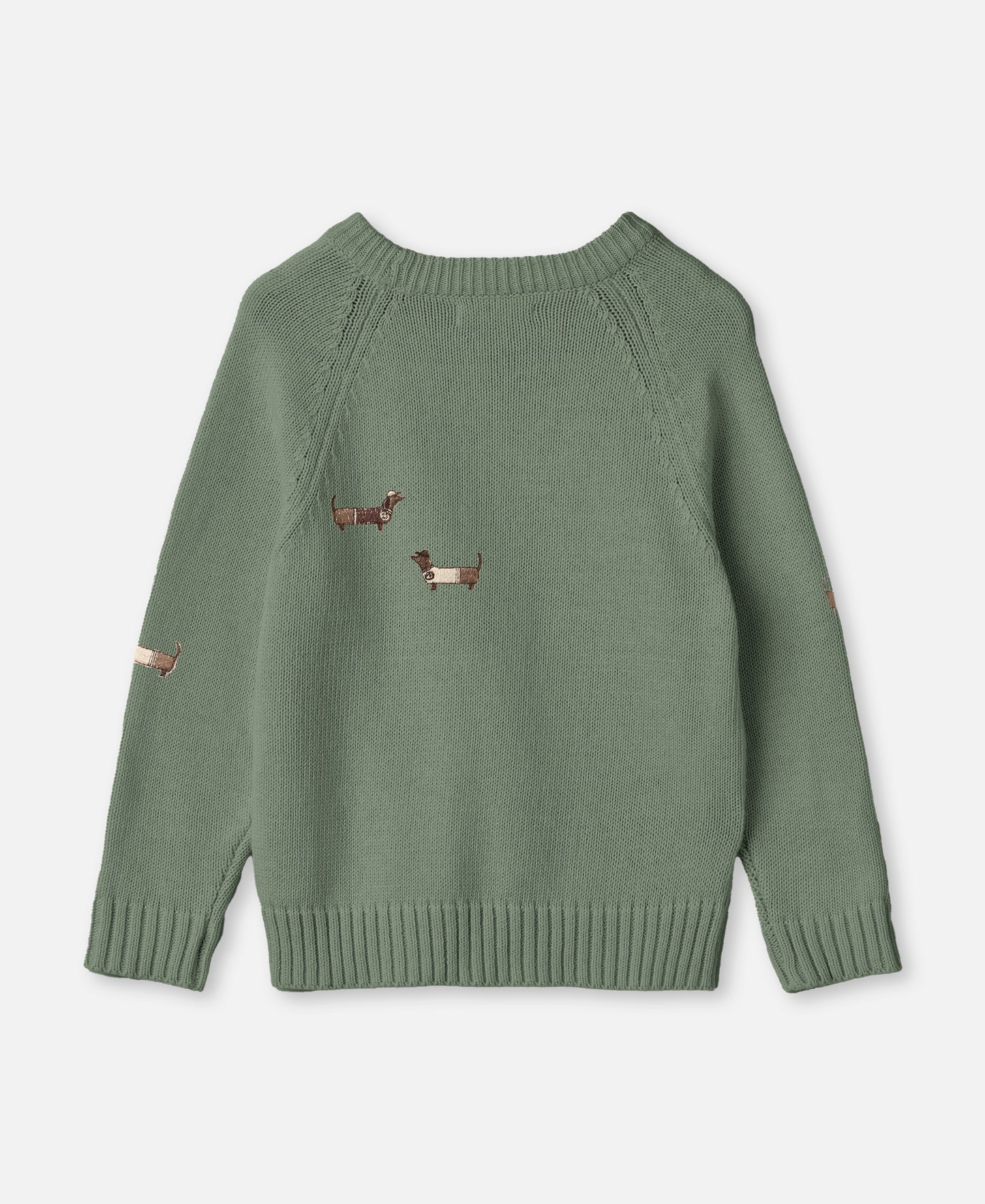 FLIINK MAHDI DOG PULLOVER PULLOVER HEDGE GREEN