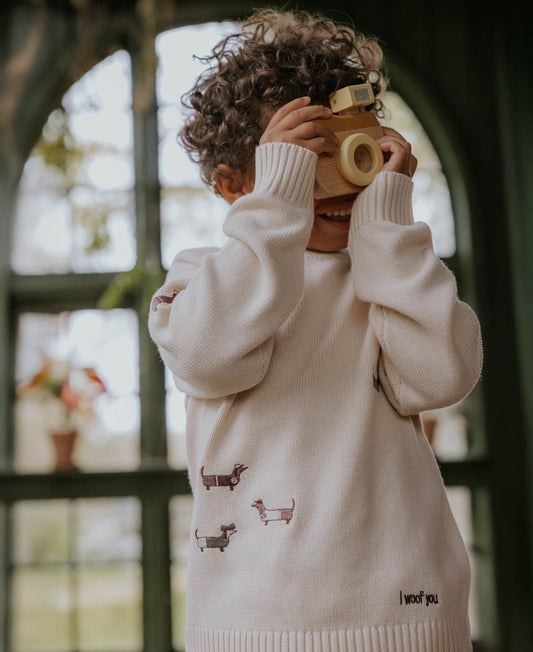 FLIINK MAHDI DOG PULLOVER PULLOVER SANDSHELL