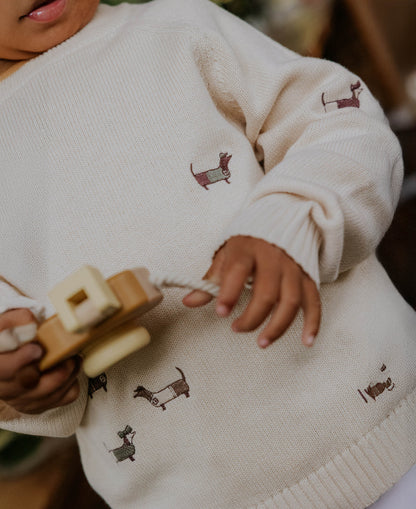 FLIINK MAHDI DOG PULLOVER PULLOVER SANDSHELL