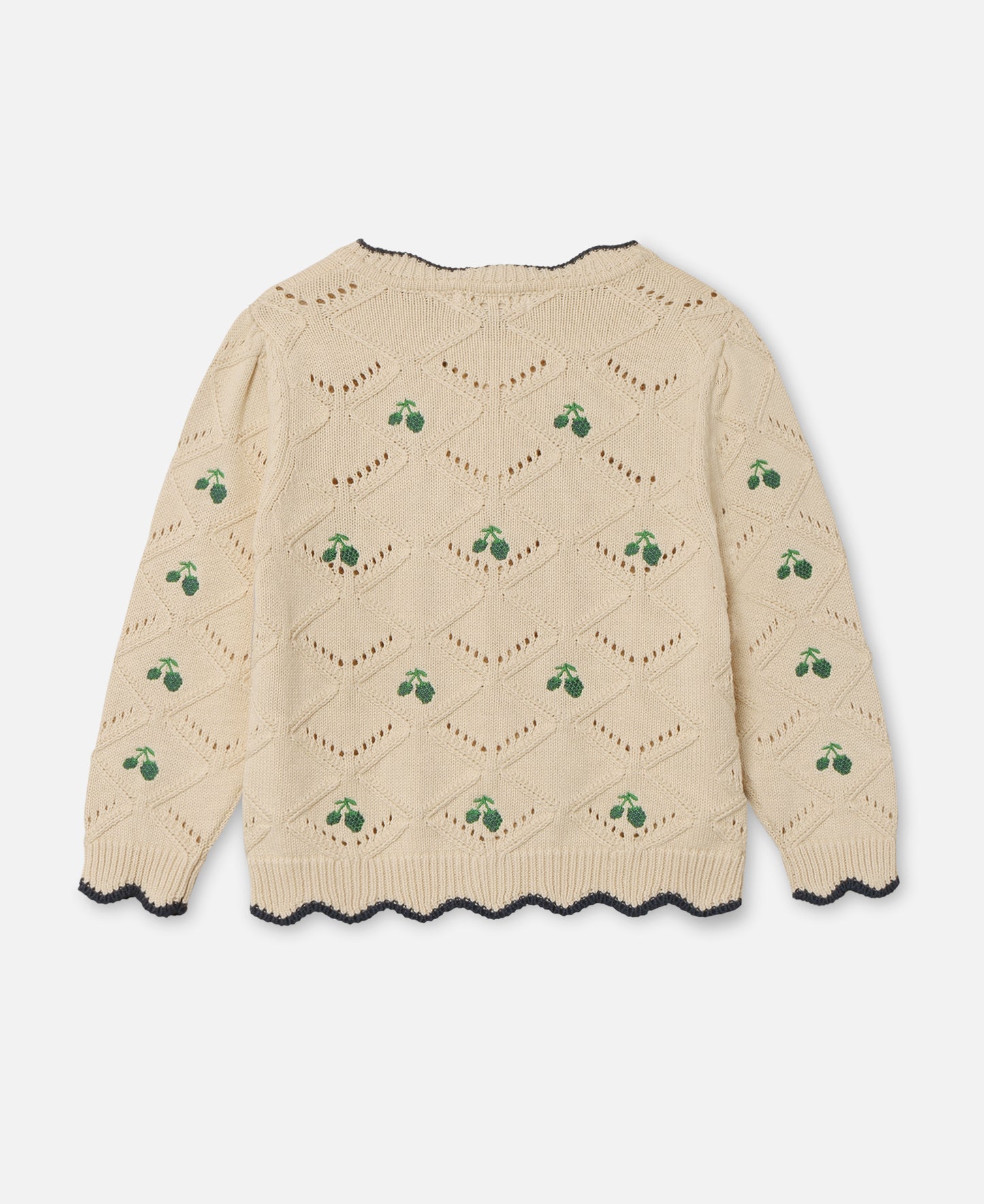 FLIINK MELA RUFFLE CARDIGAN CARDIGAN SANDSHELL