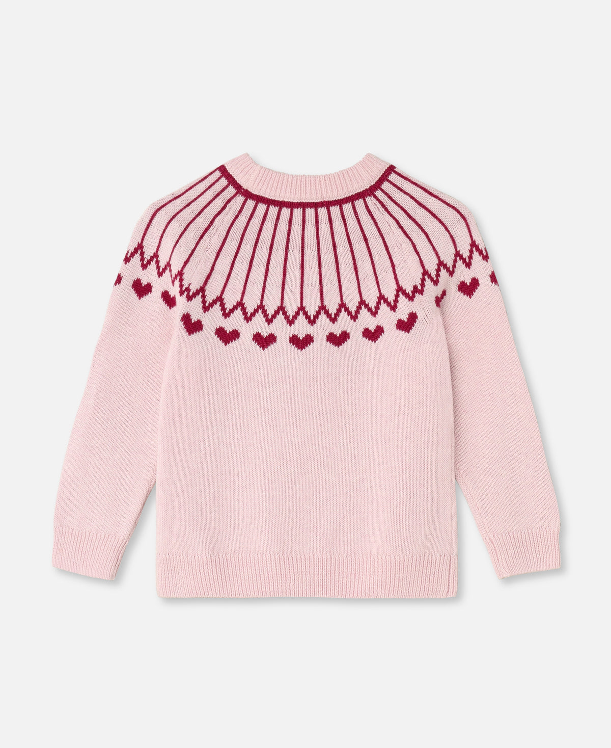 FLIINK NOVA HEART PULLOVER PULLOVER SMOKE ROSE / RED BUD