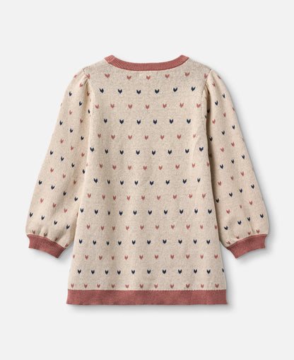 FLIINK NOVA MULTI HEART DRESS DRESS SANDSHELL