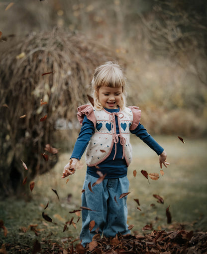 FLIINK NOVA MULTI HEART VEST VEST SANDSHELL