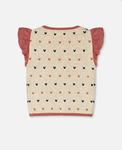 FLIINK NOVA MULTI HEART VEST VEST SANDSHELL