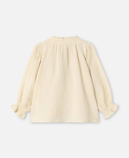 FLIINK PACO LS BLOUSE BLOUSE SANDSHELL